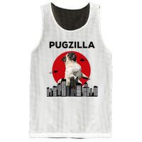 Pugzilla Pug mom Pug dad pug lover pug funny animal lover Mesh Reversible Basketball Jersey Tank