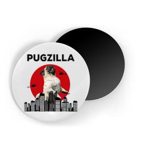 Pugzilla Pug mom Pug dad pug lover pug funny animal lover Magnet