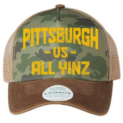 Pittsburgh Pennsylvania Map Yinz Vintage Pride Funny Yinzer Legacy Tie Dye Trucker Hat