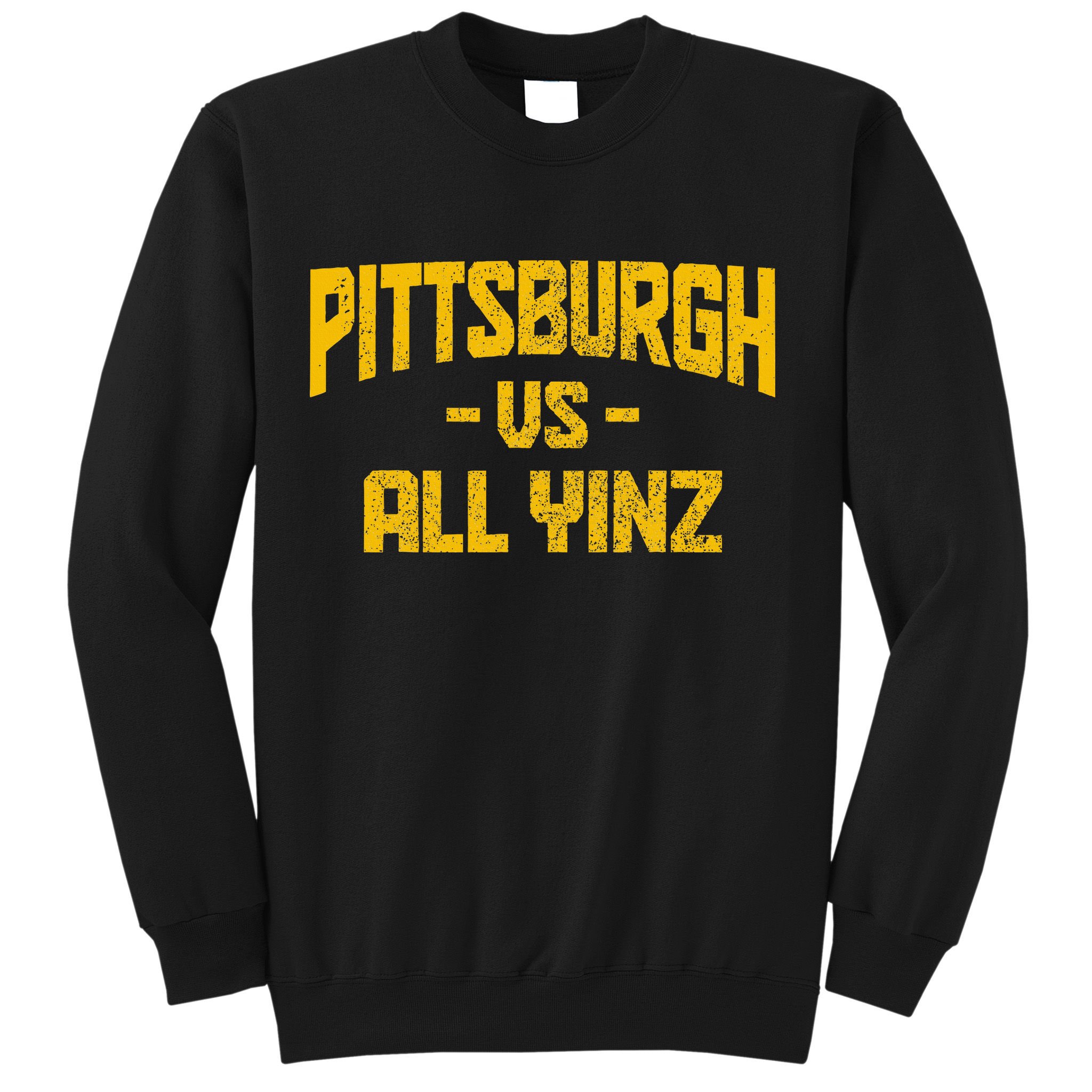 Pittsburgh Pennsylvania Map Yinz Vintage Pride Funny Yinzer Sweatshirt
