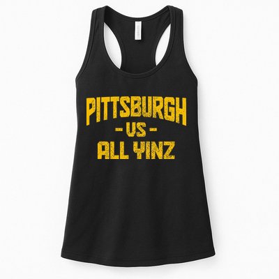 Pittsburgh Pennsylvania Map Yinz Vintage Pride Funny Yinzer Womens Tank Top
