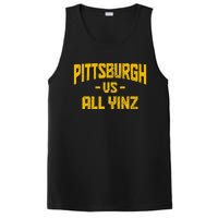 Pittsburgh Pennsylvania Map Yinz Vintage Pride Funny Yinzer PosiCharge Competitor Tank