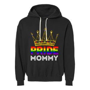 Pride Proud Mommy Mom Funny Lgbtqia Gay Lesbian Gift Garment-Dyed Fleece Hoodie