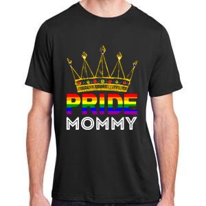 Pride Proud Mommy Mom Funny Lgbtqia Gay Lesbian Gift Adult ChromaSoft Performance T-Shirt