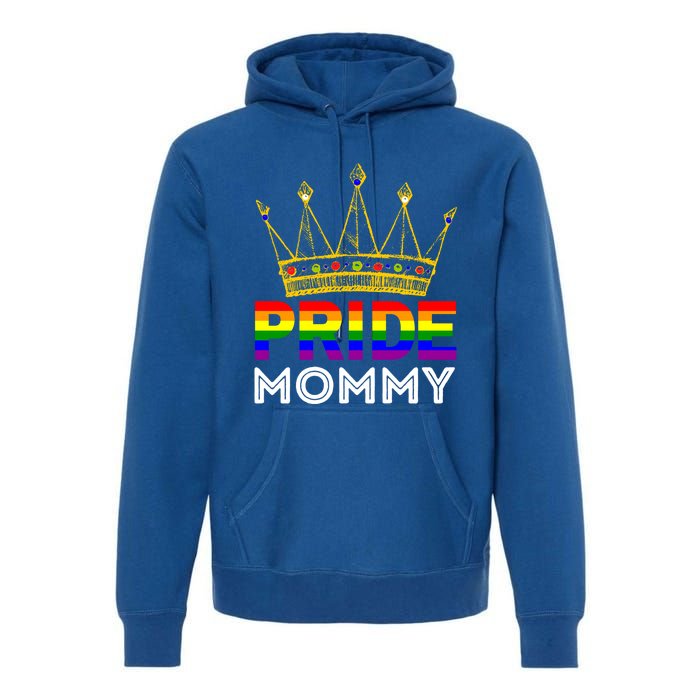 Pride Proud Mommy Mom Funny Lgbtqia Gay Lesbian Gift Premium Hoodie