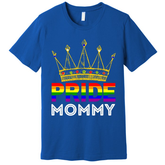 Pride Proud Mommy Mom Funny Lgbtqia Gay Lesbian Gift Premium T-Shirt