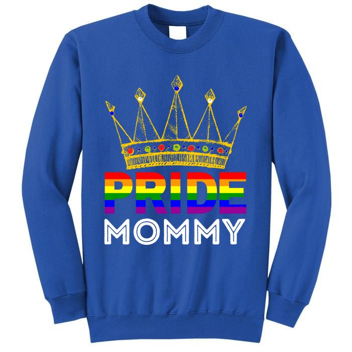 Pride Proud Mommy Mom Funny Lgbtqia Gay Lesbian Gift Tall Sweatshirt