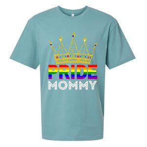 Pride Proud Mommy Mom Funny Lgbtqia Gay Lesbian Gift Sueded Cloud Jersey T-Shirt