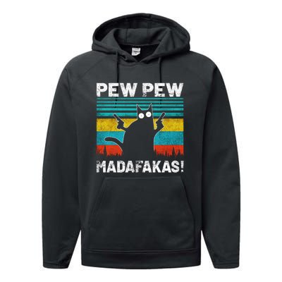 PEW PEW MADAFAKAS Performance Fleece Hoodie