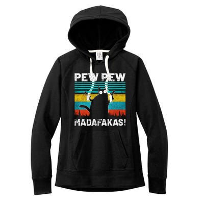 PEW PEW MADAFAKAS Women's Fleece Hoodie