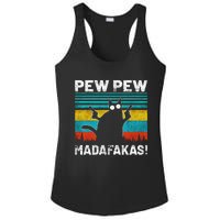 PEW PEW MADAFAKAS Ladies PosiCharge Competitor Racerback Tank