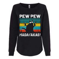 PEW PEW MADAFAKAS Womens California Wash Sweatshirt