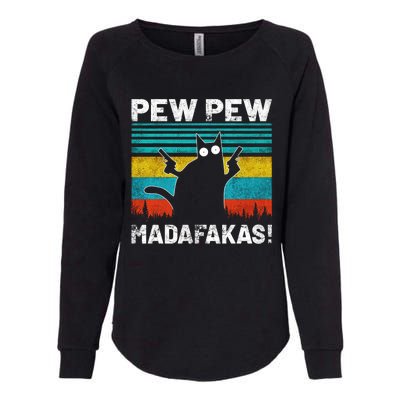 PEW PEW MADAFAKAS Womens California Wash Sweatshirt