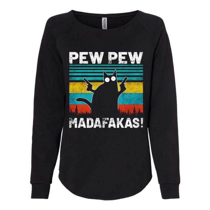 PEW PEW MADAFAKAS Womens California Wash Sweatshirt