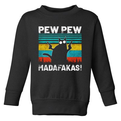 PEW PEW MADAFAKAS Toddler Sweatshirt