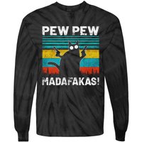 PEW PEW MADAFAKAS Tie-Dye Long Sleeve Shirt