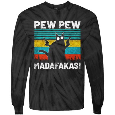 PEW PEW MADAFAKAS Tie-Dye Long Sleeve Shirt