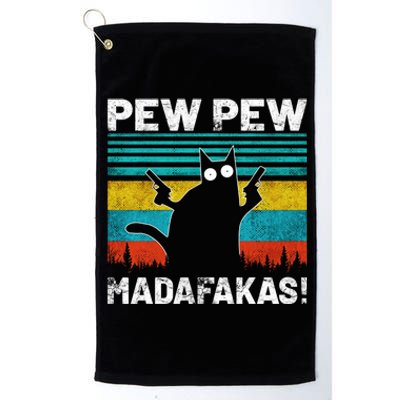 PEW PEW MADAFAKAS Platinum Collection Golf Towel