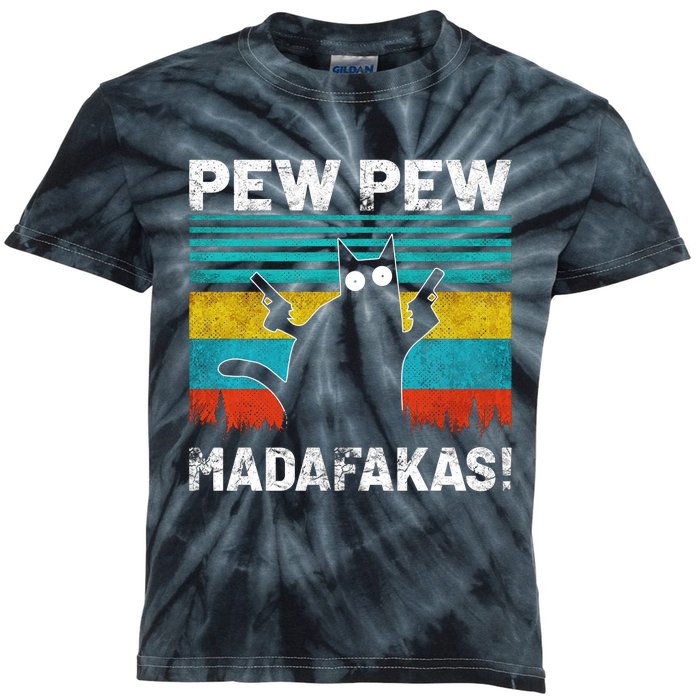 PEW PEW MADAFAKAS Kids Tie-Dye T-Shirt