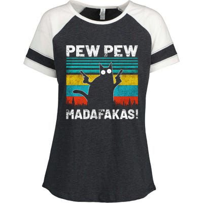 PEW PEW MADAFAKAS Enza Ladies Jersey Colorblock Tee