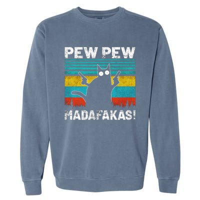 PEW PEW MADAFAKAS Garment-Dyed Sweatshirt