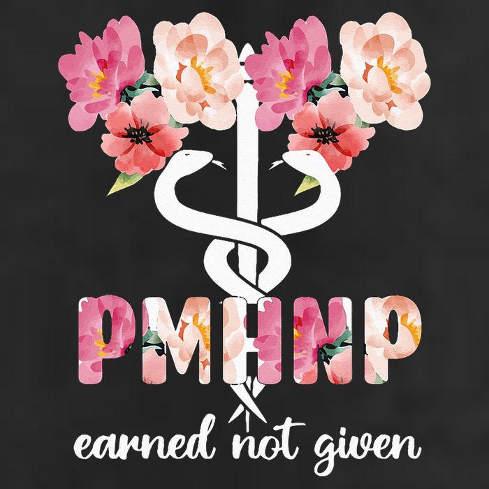 PMHNP Psychiatric Mental Health Nurse Practitioner 7 Panel Mesh Trucker Snapback Hat