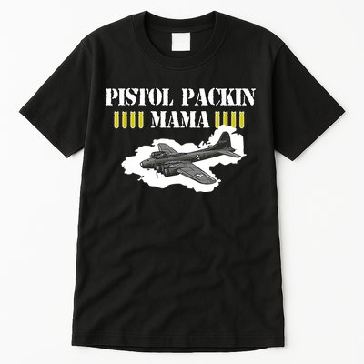 Pistol Packin Mama Aircraft Vintage Tall T-Shirt