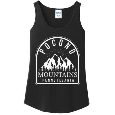 Poconos Pocono Mountains Pennsylvania Ladies Essential Tank