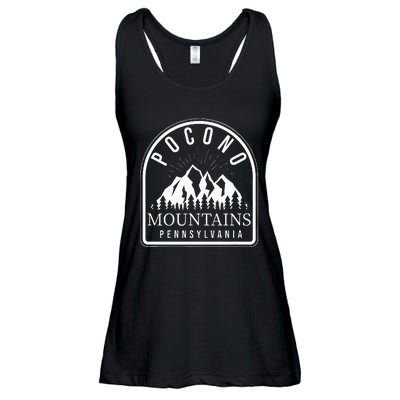 Poconos Pocono Mountains Pennsylvania Ladies Essential Flowy Tank