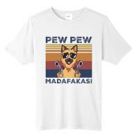 Pew Pew Madafakas Funny German Shepherd Lover Vintage Gift Tall Fusion ChromaSoft Performance T-Shirt