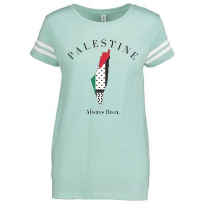 Palestine Palestine Map Free Palestine Enza Ladies Jersey Football T-Shirt