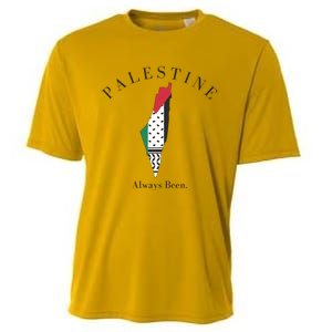 Palestine Palestine Map Free Palestine Cooling Performance Crew T-Shirt