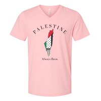 Palestine Palestine Map Free Palestine V-Neck T-Shirt