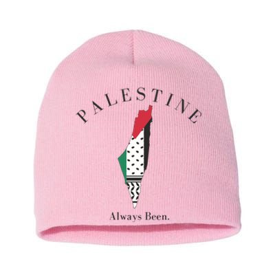 Palestine Palestine Map Free Palestine Short Acrylic Beanie