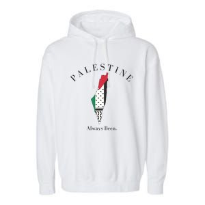 Palestine Palestine Map Free Palestine Garment-Dyed Fleece Hoodie