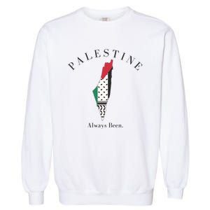 Palestine Palestine Map Free Palestine Garment-Dyed Sweatshirt