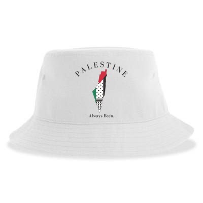 Palestine Palestine Map Free Palestine Sustainable Bucket Hat