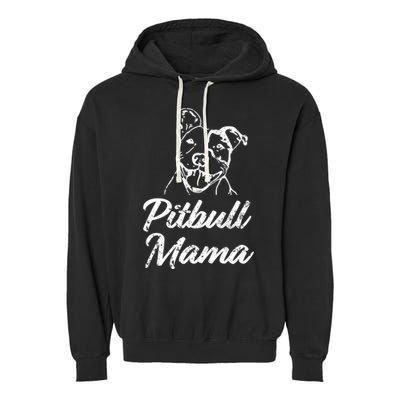 Proud Pitbull Mama S Meaningful Gift Sweater Funny Garment-Dyed Fleece Hoodie