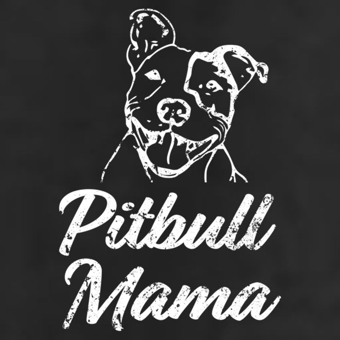Proud Pitbull Mama S Meaningful Gift Sweater Funny 7 Panel Mesh Trucker Snapback Hat