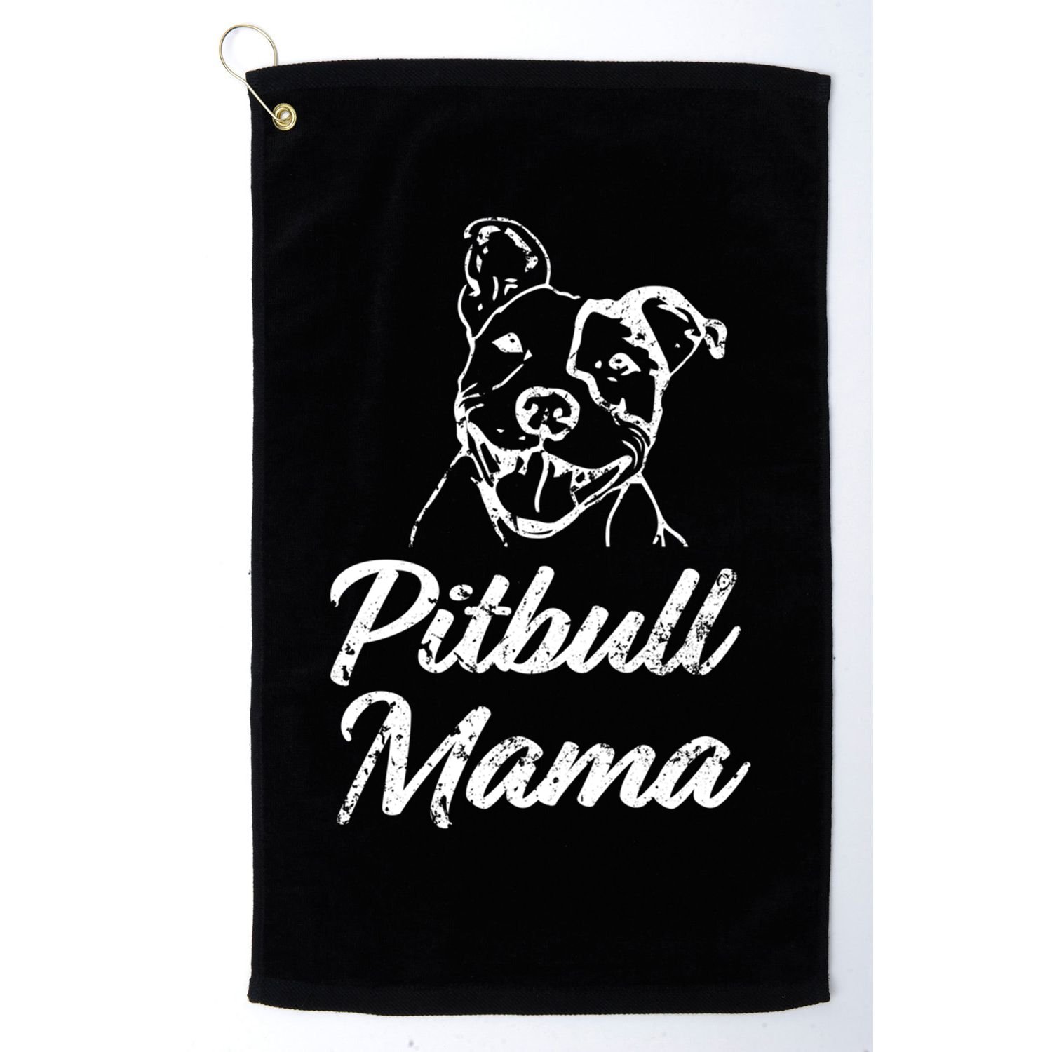 Proud Pitbull Mama S Meaningful Gift Sweater Funny Golf Towel