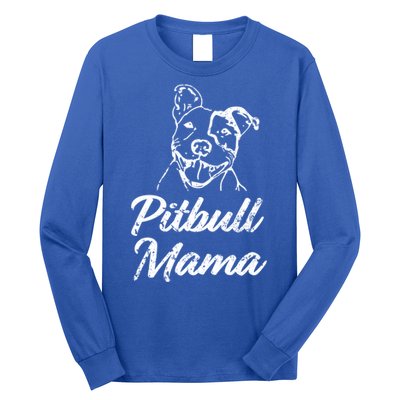 Proud Pitbull Mama S Meaningful Gift Sweater Funny Long Sleeve Shirt