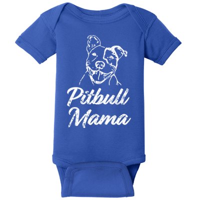 Proud Pitbull Mama S Meaningful Gift Sweater Funny Baby Bodysuit