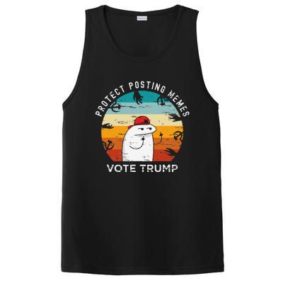 Protect Posting Memes Vote Trump 2024 Save Memes Funny PosiCharge Competitor Tank