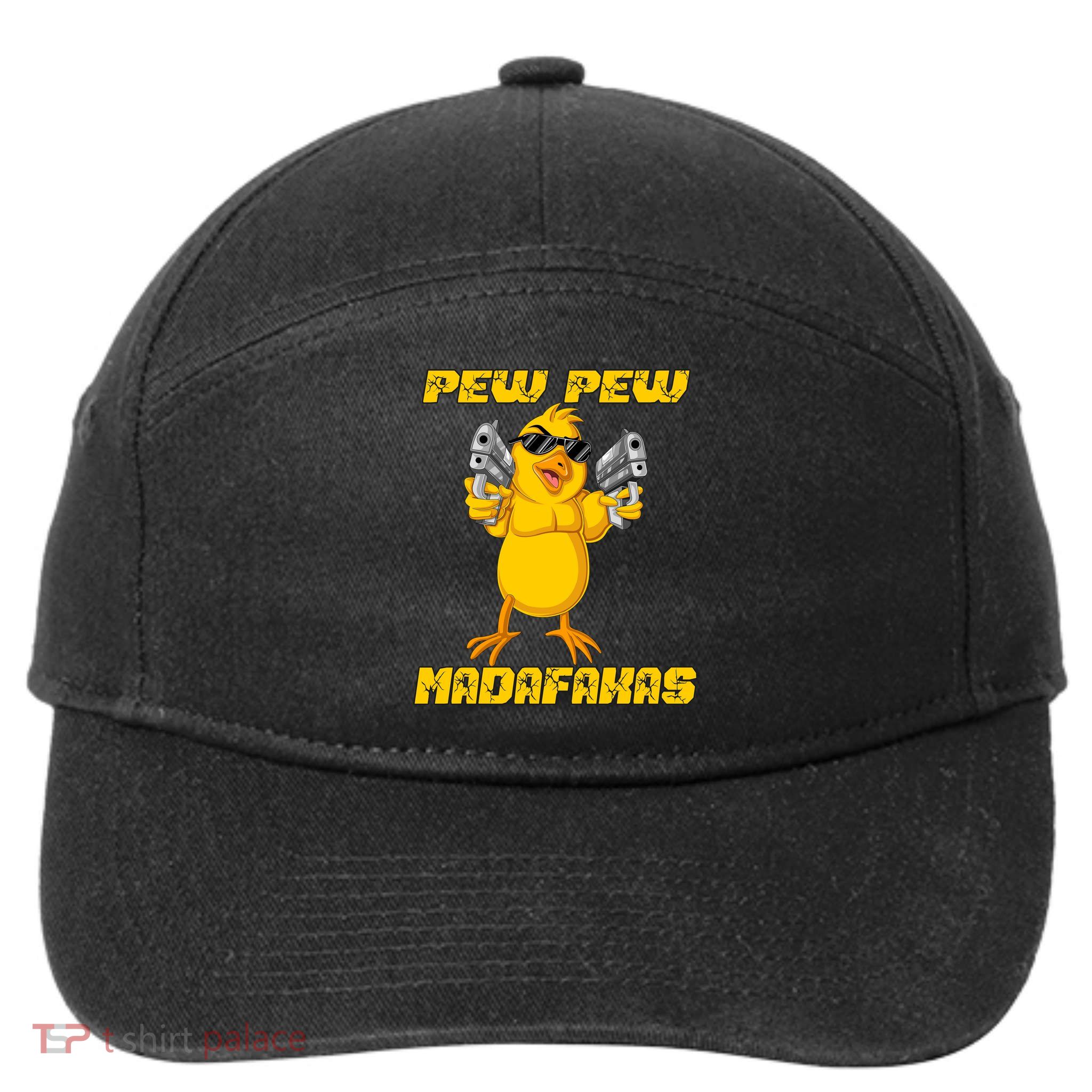Pew Pew Madafakas 7-Panel Snapback Hat
