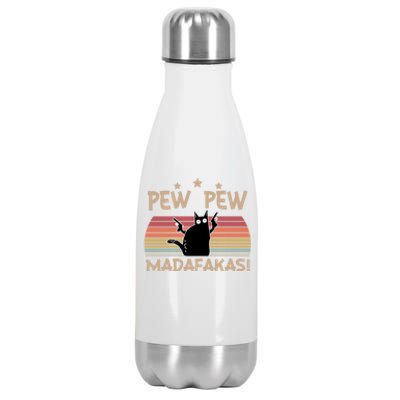 Pew Pew Madafakas Gift Stainless Steel Insulated Water Bottle