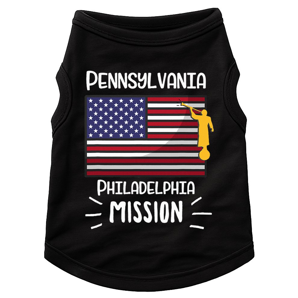 Pennsylvania Philadelphia Mormon Lds Mission Missionary Gift Doggie Tank
