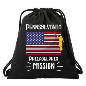 Pennsylvania Philadelphia Mormon Lds Mission Missionary Gift Drawstring Bag