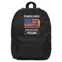 Pennsylvania Philadelphia Mormon Lds Mission Missionary Gift 16 in Basic Backpack