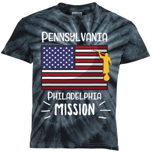 Pennsylvania Philadelphia Mormon Lds Mission Missionary Gift Kids Tie-Dye T-Shirt