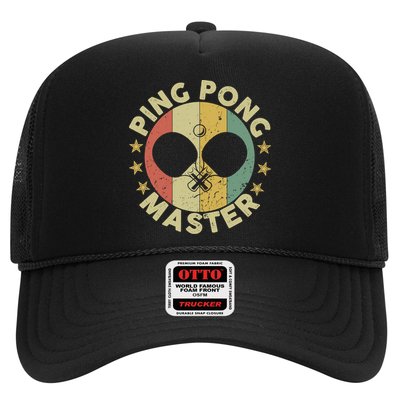 Ping Pong Master Champion Table Tennis Coach Paddle Player Trucker Hat